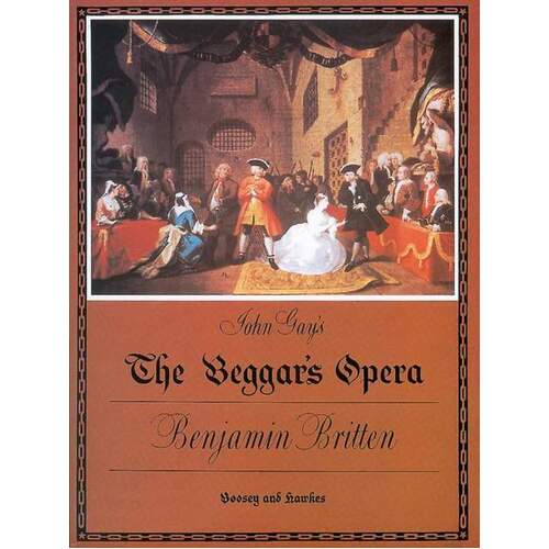 Britten - The Beggars Opera Op 43 Vocal Score (Softcover Book)