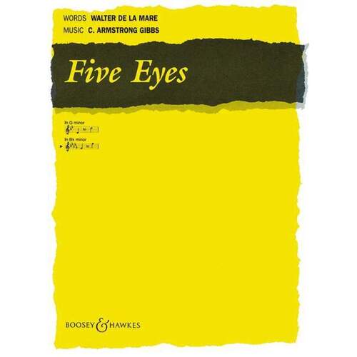 Gibbs - Five Eyes In B Flat Minor Medium Voice (Softcover Book)