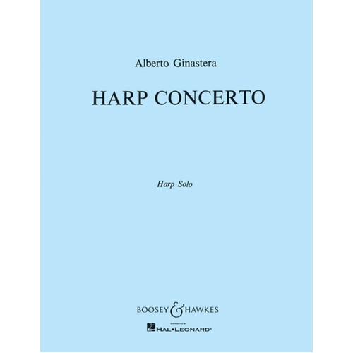 Harp Concerto Solo Pt Book