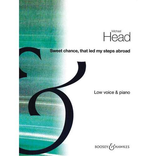 Sweet Chance That Led My Steps Abroad In D Low Voice/Piano (Softcover Book)