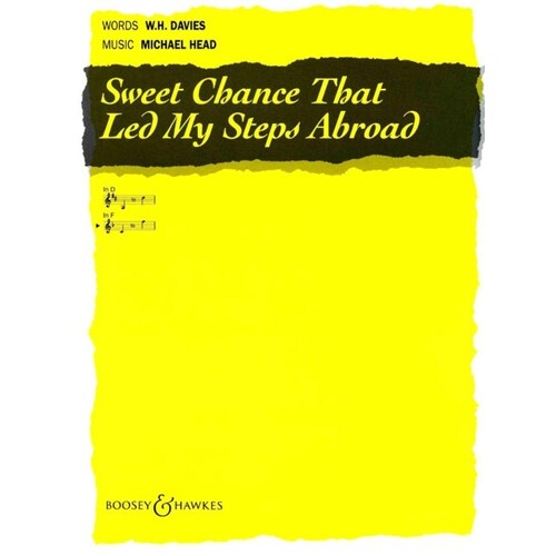 Sweet Chance That Led My Steps Abroad In F Med Voice/Piano (Softcover Book)