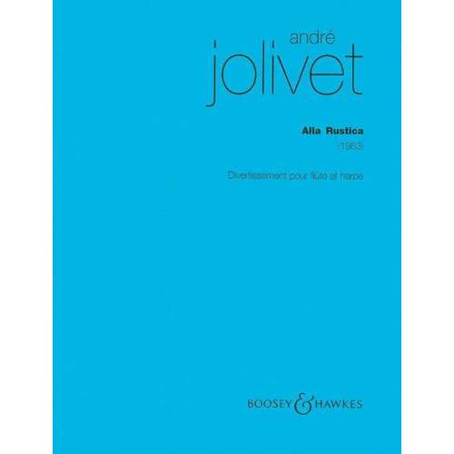 Jolivet - Alla Rustica Flute/Harp (Softcover Book)