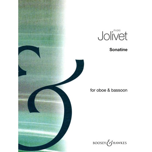 Sonatine Oboe Bassoon Book