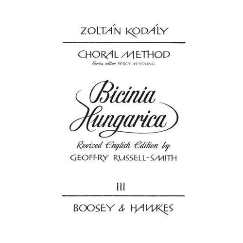 Bicinia Hungarica V3 20 Progressive 2 Part Songs (Softcover Book)