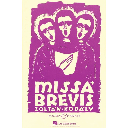 Kodaly - Missa Brevis Vocal Score Book