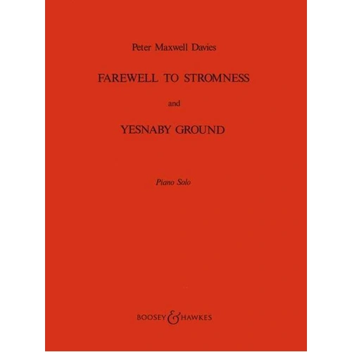 Farewell to Stromness and Yesnaby Ground Piano Solo Sheet Music