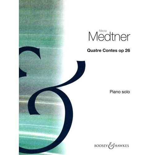 Medtner - Quatre Contes Op 26 Piano Solo (Softcover Book)
