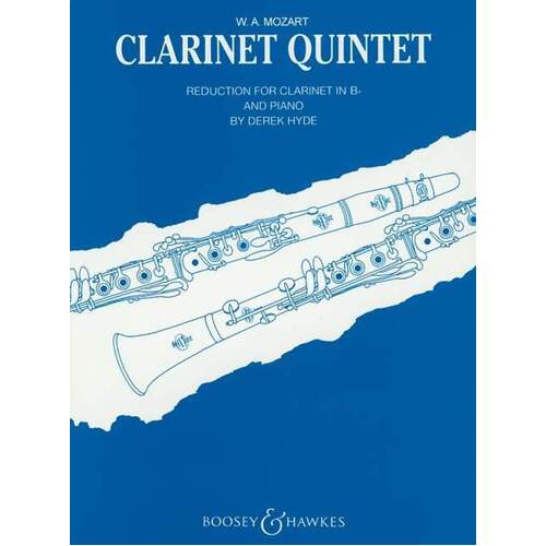Mozart - Clarinet Quintet K 581 Clarinet/Piano (Softcover Book)