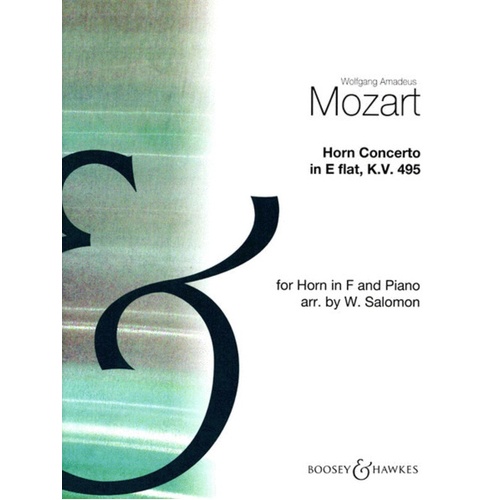 Horn Concerto 4 French Horn Piano Book