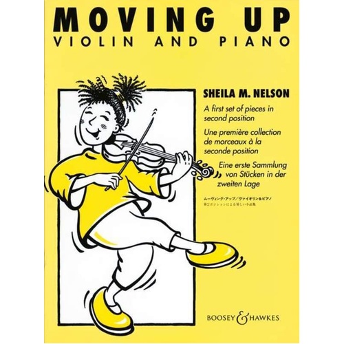 Nelson - Moving Up for Violin and Piano by Sheila Mary Nelson, 12 Pages, Boosey & Hawkes