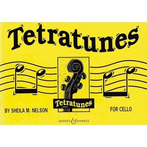Tetratunes for Cello by Sheila Nelson, 32 Pages, Boosey & Hawkes