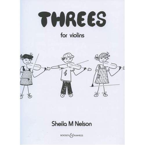 Nelson - Threes For Violins (Softcover Book)