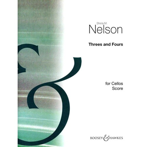 Threes And Fours For Cellos Score (Softcover Book)