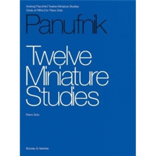 12 Miniature Study Piano Book