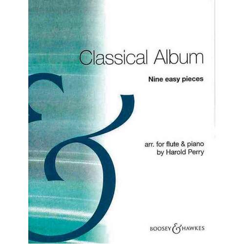 Classical Album 9 Easy Pieces Flute/Piano (Softcover Book)