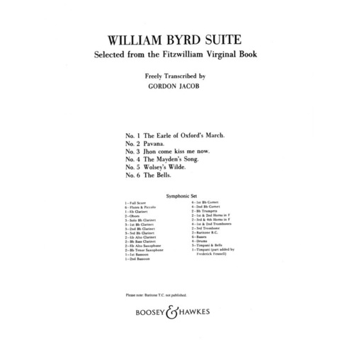 William Byrd Full Sc Book