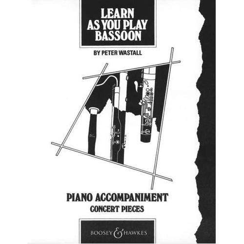 Learn As You Play Bassoon Piano Accompaniment by Peter Wastall