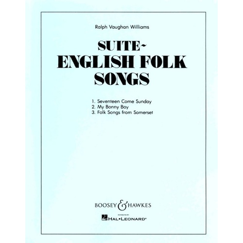 English Folk Song Suite Orch Ed Jacob Sc/Pt Book