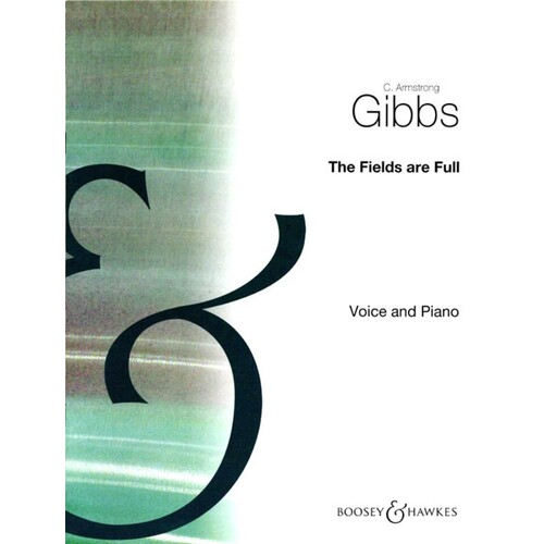 Fields Are Full E Flat Minor High Voice S/S (Sheet Music) Book