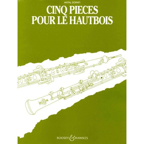 Dorati - Five Pieces For Oboe (Softcover Book)