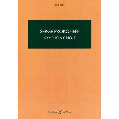 Prokofieff - Symphony No 2 Study Score Book