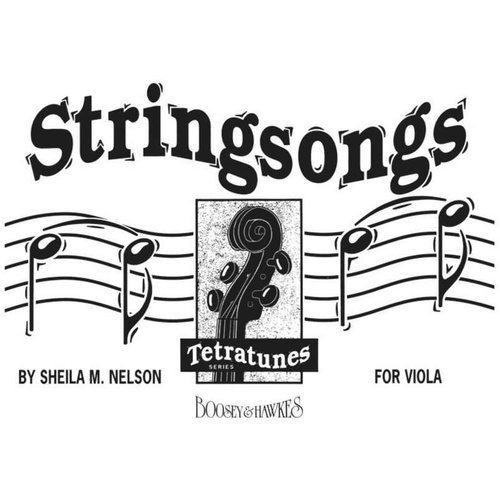 Stringsongs Pupil Viola by Sheila Mary Nelson, 24 Pages, Boosey & Hawkes
