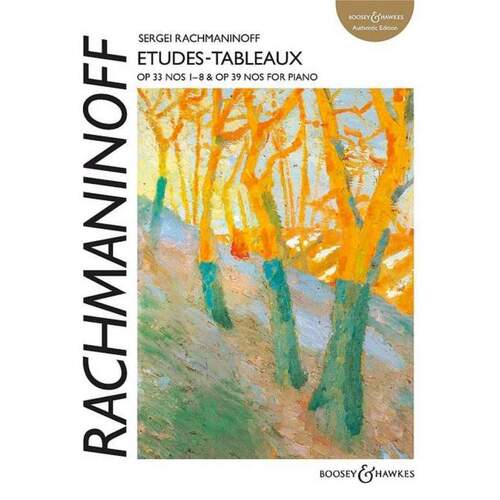 Etudes Tableaux Op 33 (1-8) And Op 39 (1-9) Piano (Softcover Book)