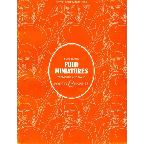 4 Miniatures Trombone/Piano Book