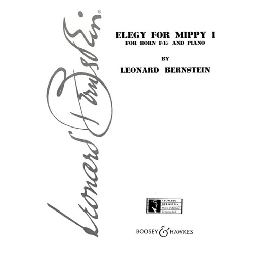 Elegy For Mippy I Horn And Piano Book
