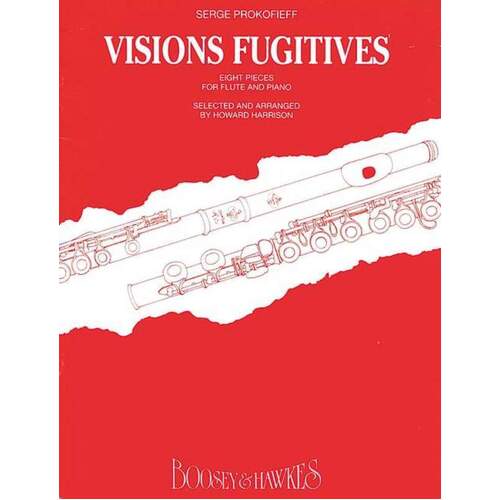 Visions Fugitives Op 22 Flute Piano Book
