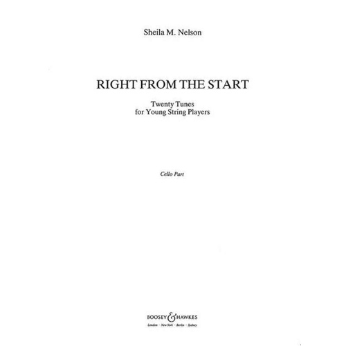 Right From The Start Cello Part by Sheila Nelson