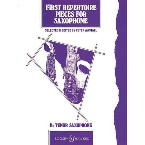 First Repertoire Pieces for Tenor Saxophone by Boosey & Hawkes, 64 Pages