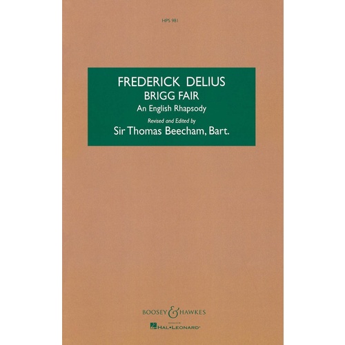 Brigg Fair Study Score Book