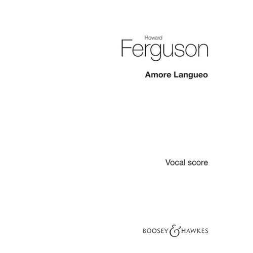 Amore Langueo Tenor Mixed Choir Orch Vosc