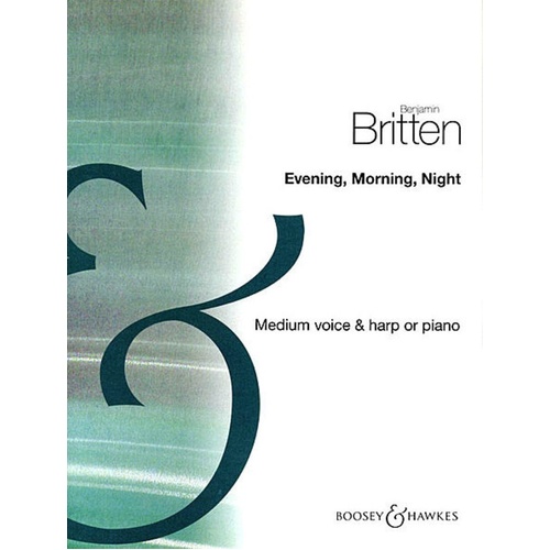Evening Morning Night Med Voice Book