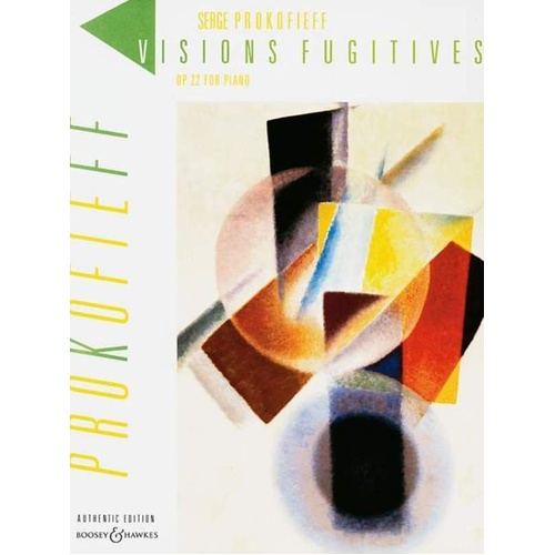 Prokofieff - Visions Fugitives Op. 22 for Piano Solo, 36 Pages, Boosey & Hawkes, Russian Piano Classics Series