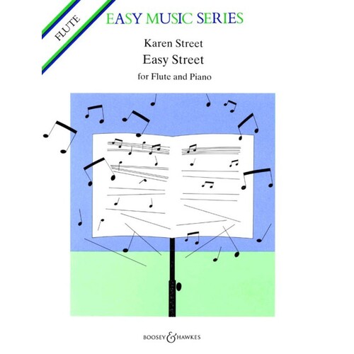 Street - Easy Street For Flute/Piano (Softcover Book)