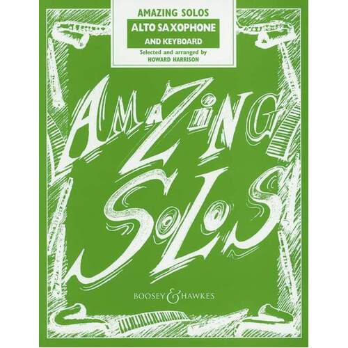 Amazing Solos Alto Sax/Piano (Softcover Book)