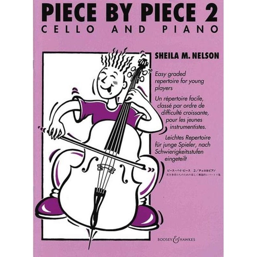 Piece by Piece Vol. 2 for Cello by Sheila Mary Nelson, 40 Pages, Boosey & Hawkes