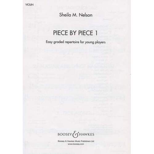 Piece By Piece 1 Violin Part (Softcover Book)