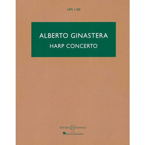 Harp Concerto Study Score Book