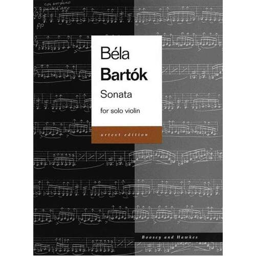 Bartok - Violin Sonata Unaccompanied (Urtext) (Softcover Book)