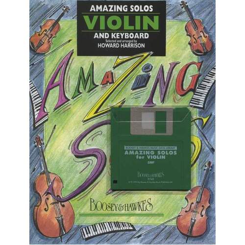 Amazing Solos Violin Piano (Softcover Book)
