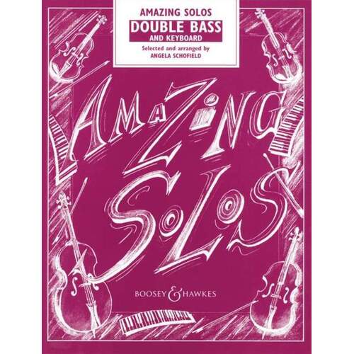 Amazing Solos Double Bass And Piano (Softcover Book)