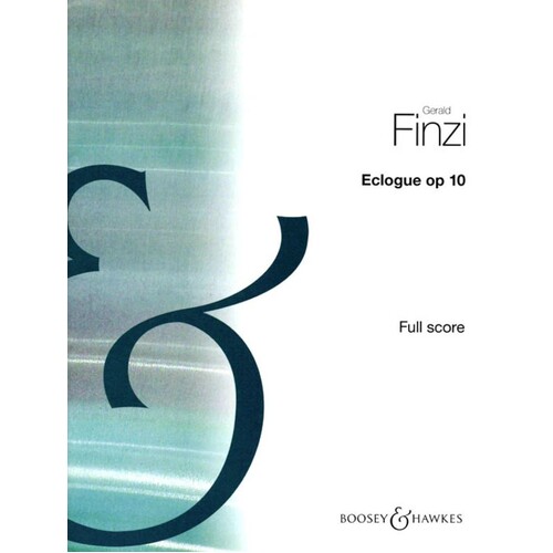 Finzi - Eclogue Op 10 Piano/String Orch Full Score Book