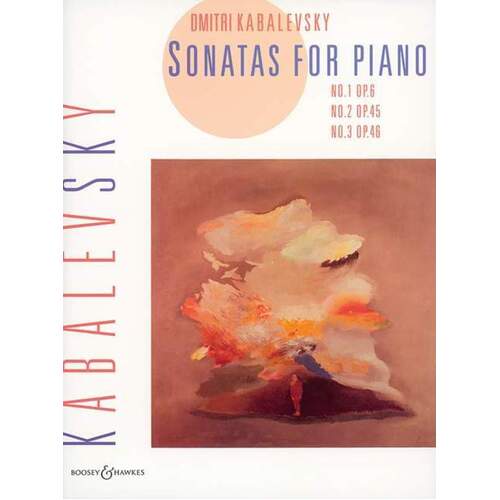 Kabalevsky - Sonatas Piano Op 6 Op 45 Op 46 (Softcover Book)