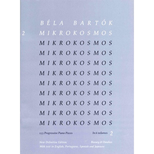 Bartok - Mikrokosmos Vol 2 Blue Book