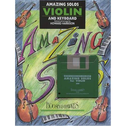 Amazing Solos Violin/Piano Book/Midi Disk (Softcover Book/Midi Disk) Book