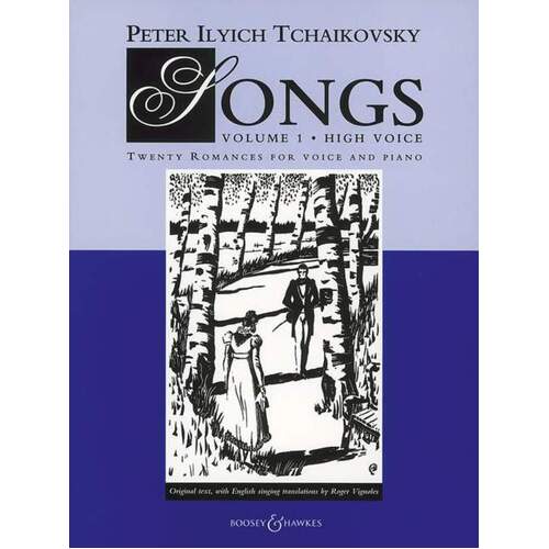 Tchaikovsky - Songs Vol 1 High Voice (Softcover Book)
