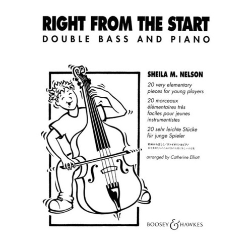 Right from the Start for Double Bass and Piano by Sheila Nelson